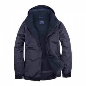 Uneek UC620 Premium Unisex Insulated Outdoor Jacket with Hood (Navy)