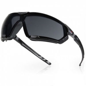 Traega Luga Hybrid Smoke-Tinted Impact-Resistant Safety Goggles