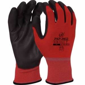 UCi PXP-Red PU Coated General Handling Red Work Gloves
