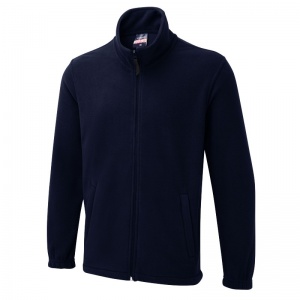 Uneek UC601 Premium Full-Zip Work Fleece Jacket (Navy)