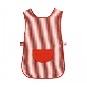Alexandra Workwear Candy Stripe Tabard with Pocket