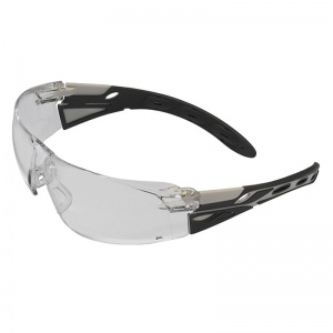 JSP Eiger Grey Frame Clear Lens Safety Glasses