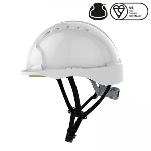 JSP EVO3 White Micro Peak Electrical Safety Helmet