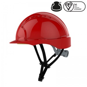 JSP EVO3 Red Electrical Safety Helmet