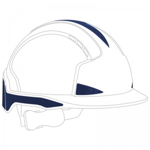 JSP Blue CR2 Reflective Kit for EVOlite Safety Helmets (Pack of 10)