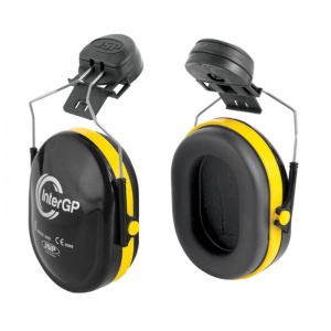 JSP InterGP Black and Yellow Ear Defenders SNR 25dB