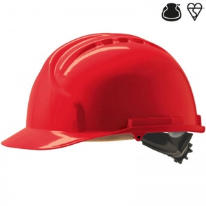 JSP MK7 Red Electrical Safety Helmet