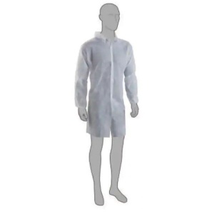 Pal International Disposable White Visitor Lab Coats (Pack of 100)