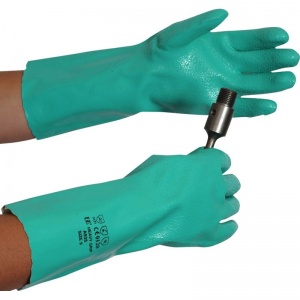 Heavy Grip A930 Nitrile Chemical-Resistant Gauntlets