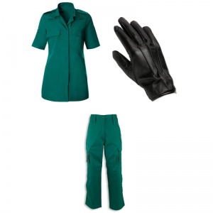 Alexandra Women's Ambulance Paramedic Shirt, Trousers and Gloves Bundle