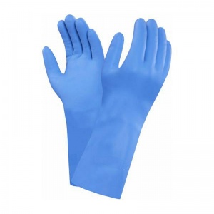 Ansell VersaTouch 37-501 Blue Nitrile Cooling Gauntlets