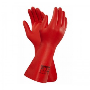 Ansell Solvex 37-900 Tough Red Chemical Gauntlets