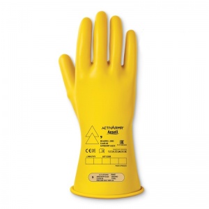Ansell ActivArmr RIG0011Y Class 00 Electrical Insulation Gloves (Yellow)