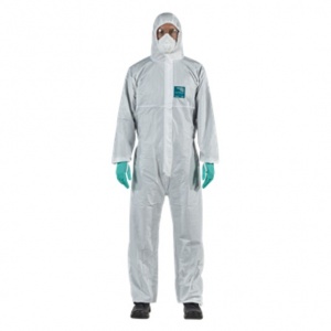 Ansell AlphaTec 1800 Plus White Coveralls with Hood 111
