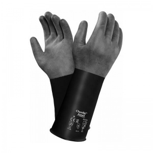 Ansell 38-514 Butyl Chemical Resistant Thin Gauntlets