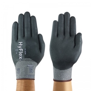 Ansell HyFlex 11-539 Cut-Resistant Nitrile Dipped Grip Work Gloves