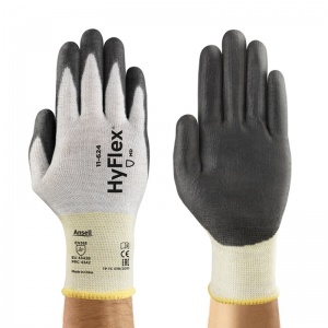 Ansell HyFlex 11-624 Flexible PU-Coated Cut-Resistant Gloves