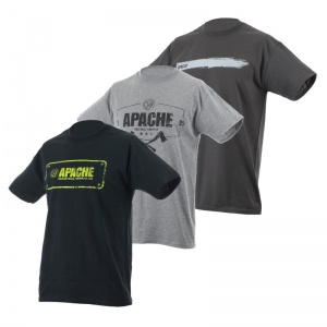 Apache Rossland Cotton Crew-Neck Work T-Shirt (Pack of 3)