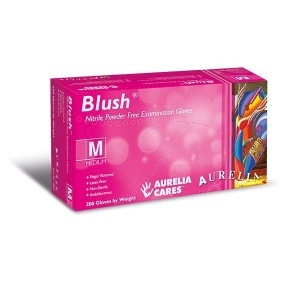 Aurelia Blush 78885-9 Medical Grade Nitrile Powder-Free Gloves