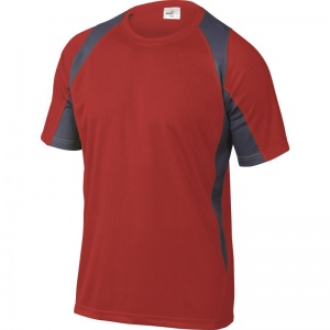 Delta Plus BALI Polyester Red and Grey T-Shirt