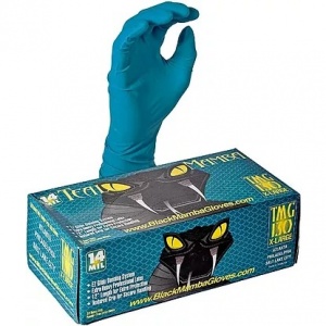 Teal Mamba BX-TMG Powder-Free Latex Disposable Gloves