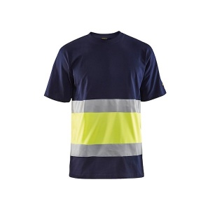 Blaklader Workwear Hi-Vis T-Shirt (Black/Hi-Vis Yellow)