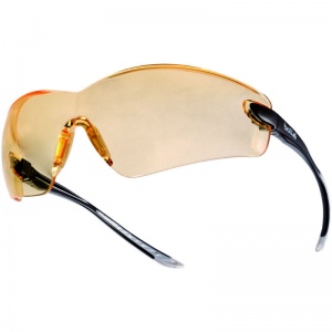 Bollé Cobra Yellow Lens Wraparound Safety Glasses COBPSJ