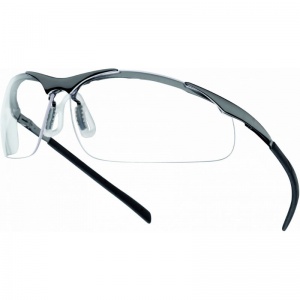 Boll Contour Metal Clear Panoramic Safety Glasses CONTMPSI