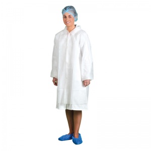 Portwest D118 Disposable PP Visitors Coat (Box of 200)