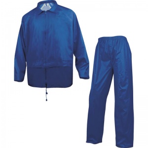 Delta Plus 400 Royal Blue Waterproof Rainsuit with Pockets