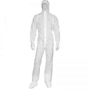 Delta Plus DT215 Disposable SMS Microporous Type 5/6 Coveralls with Hood