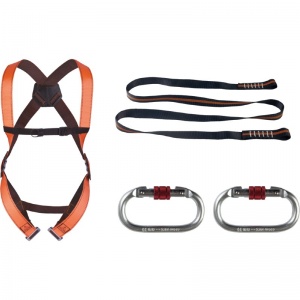 Delta Plus Elara130 V2 Fall Arrest Restraint Kit with Carry Bag (Orange)