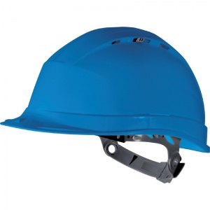 Delta Plus Quartz 1 Vented Manually Adjustable Hard Hat (Blue)
