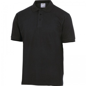 Delta Plus AGRA Cotton Black Polo Shirt