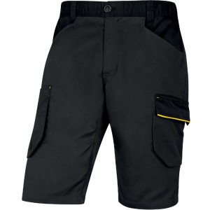 Delta Plus M2BE3 MACH2 Grey/Yellow Multi-Pocket Working Bermuda Shorts