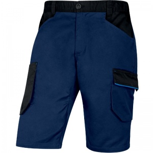 Delta Plus M2BE3 MACH2 Navy Blue/Royal Blue Multi-Pocket Working Bermuda Shorts