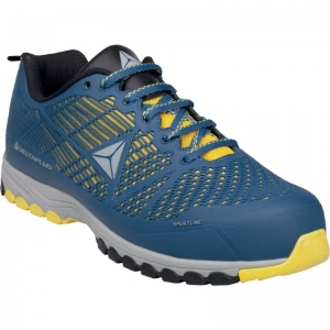 Delta Plus Delta Sport Anti-Static Heat-Resistant Puncture-Resistant Blue/Yellow Metal-Free Safety Shoes