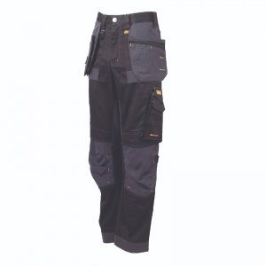 DeWalt Harrison Pro-Stretch Cargo Work Trousers (Black)