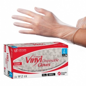 UCi Powder-Free Vinyl Food Use Disposable Gloves