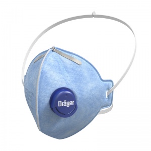 Draeger X-plore 1720V FFP2 Valved Fold Flat Respirator (Box of 10)