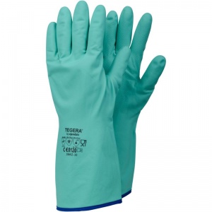 Ejendals Tegera 18602 Chemical-Resistant Industrial Nitrile Gauntlets