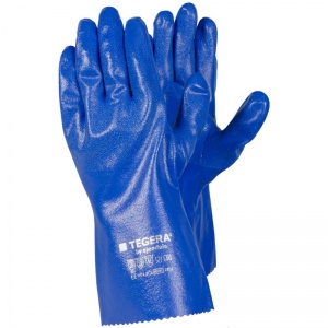 Ejendals Tegera 7351 Chemical-Resistant Nitrile Dipped Gauntlets