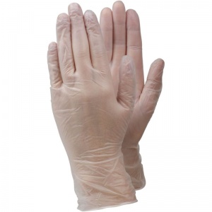 Ejendals Tegera 825 Disposable Water-Repellent PVC Gloves