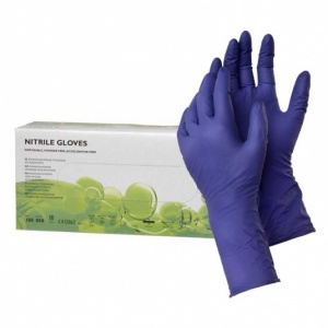 Ejendals Tegera 858 Extra-Long Non-Powdered Disposable Nitrile Gloves