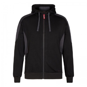 Engel Galaxy Microfleece Zipped Hoodie (Black)