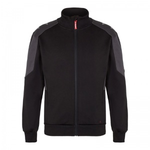 Engel Galaxy Microfleece Zipped Sweat Cardigan (Black)