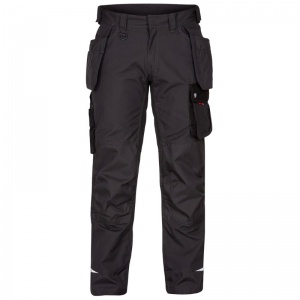 Engel Galaxy Work Trousers With Hanging Pockets (Antracite/Black)