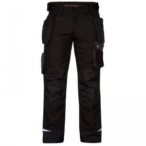 Engel Galaxy Work Trousers with Hanging Pockets (Black/Antracite)