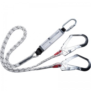 Portwest FP55 Double Kernmantle Lanyard with Shock Absorber