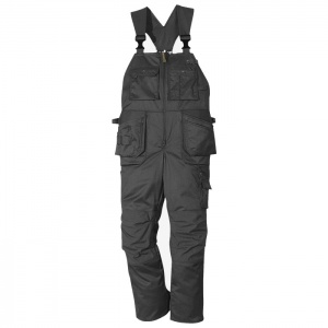 Fristads Black 41 PS25 Bib'n'Brace Work Dungarees (Tall)